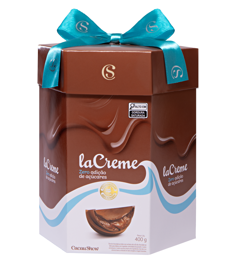 Ovo de Páscoa laCreme ao Leite Zero